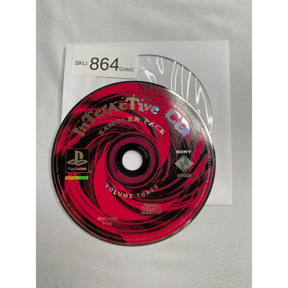 Sony PlayStation Interactive CD Sampler Pack Vol 3